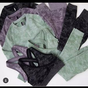 High quality 3 piece camo active wear!!